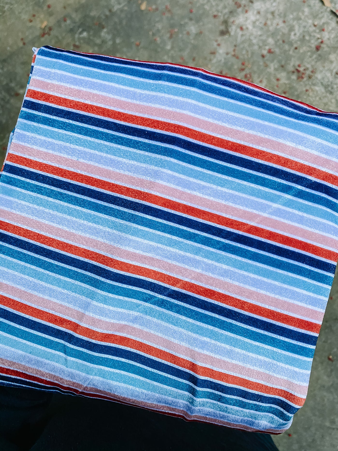 Groovy Stripes // Velvet Scrunchie
