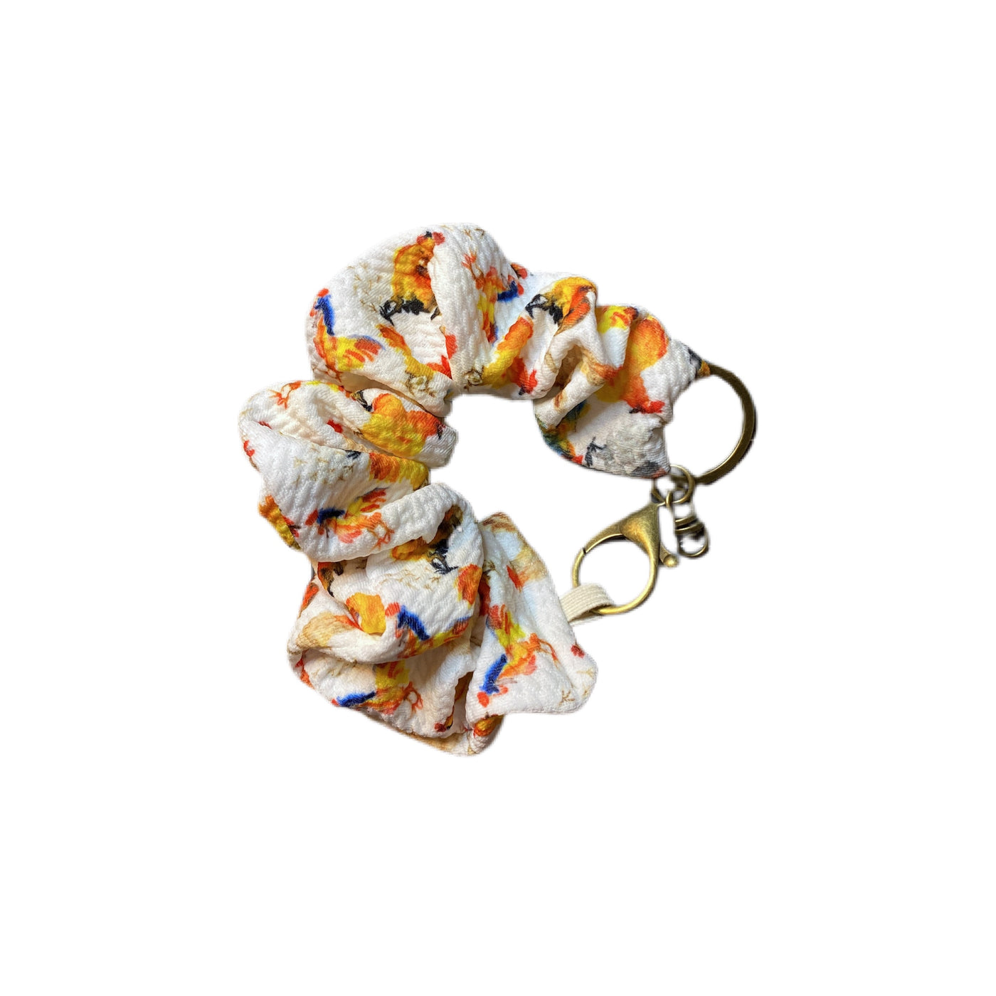 Watercolor Chickens keychain